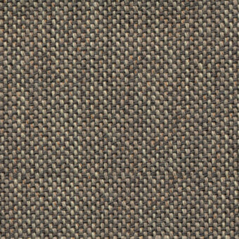 Woven fabric texture, muted gray and beige tones, dense regular pattern with reddish-brown threads, suggesting a durable synthetic blend material.